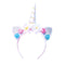 White Unicorn Horn Headband